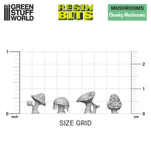 Load image into Gallery viewer, 3D printed set - Chunky Mushrooms