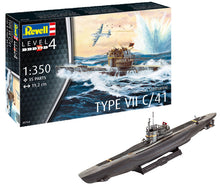 Load image into Gallery viewer, German Submarine Type VII C-41 1:350