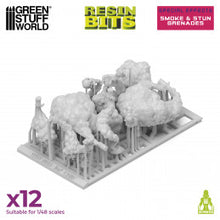 Load image into Gallery viewer, Resin Bits - Smoke and Stun Grenades 1/48 scale