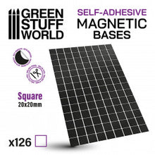 Load image into Gallery viewer, Square Magnetic Sheet SELF-ADHESIVE - 20x20mm