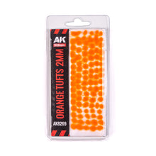 Load image into Gallery viewer, Orange Fantasy Tufts 2mm
