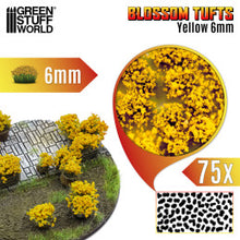 Load image into Gallery viewer, Blossom TUFTS - 6mm self-adhesive - YELLOW Flowers