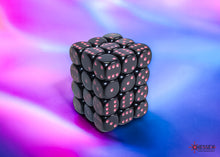 Load image into Gallery viewer, Chessex - Opaque 12mm D6 Dice Block - Black/Pink
