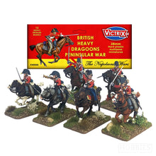 Load image into Gallery viewer, British Heavy Dragoons Peninsular War 28mm
