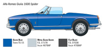 Load image into Gallery viewer, Alfa Romeo Giulia 1600 Spider 1:24
