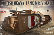 Load image into Gallery viewer, Mk.V Male British Heavy Tank 1:35 w/interior
