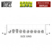 Load image into Gallery viewer, Resin Bits - Skulls 1:48 scale
