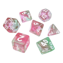 Load image into Gallery viewer, 7x Mix 16mm Dice - Clear Pink
