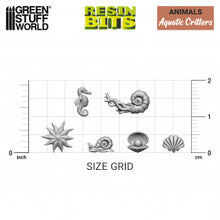 Load image into Gallery viewer, Resin Bits - Aquatic Critters 1/48 scale
