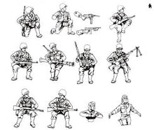 Load image into Gallery viewer, WW2 American Tank Riders 1:72 scale
