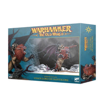 Load image into Gallery viewer, THE OLD WORLD: Chaos Lord on Manticore
