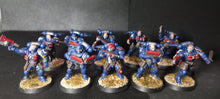 Load image into Gallery viewer, SLP4 - Ultramarines Phobos Vanguard Strike Force - 28x Miniatures - SLP Minis
