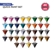 Load image into Gallery viewer, Quick Paint Set - 36 Quick Gen Colors (+2 Free Brushes)
