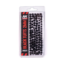 Load image into Gallery viewer, Black Fantasy Tufts 2mm
