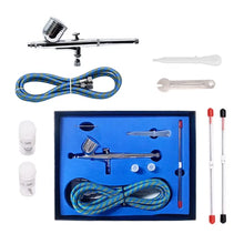Load image into Gallery viewer, Airbrush Set with 3 needles and cups (0.3, 0.4 and 0.5mm nozzles)
