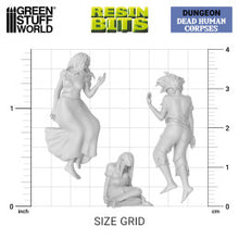 Load image into Gallery viewer, Resin Bits - Dead Human Corpses 1:48 scale
