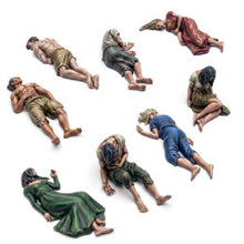 Load image into Gallery viewer, Resin Bits - Dead Human Corpses 1:48 scale
