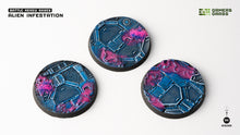Load image into Gallery viewer, Alien Infestation Bases - Round 50mm (x3)
