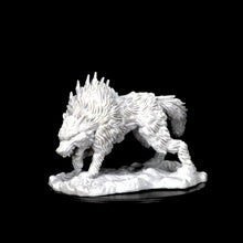 Load image into Gallery viewer, Pathfinder Battles Deep Cuts Unpainted Miniatures: Dire Wolf
