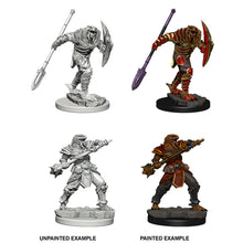 Load image into Gallery viewer, D&amp;D Nolzur's Marvelous Miniatures: Dragonborn Male Fighter with Spear

