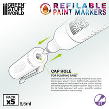 Load image into Gallery viewer, Refillable markers 1 - Detail
