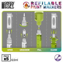 Load image into Gallery viewer, Refillable markers 1 - Detail
