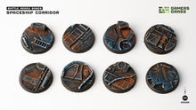 Load image into Gallery viewer, Spaceship Corridor Bases - Round 32mm (x8)
