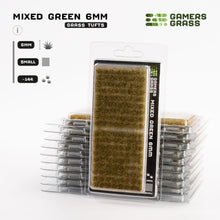 Load image into Gallery viewer, Mixed Green Tuft 6mm - Small
